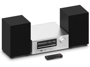 NeweggBusiness - Bluetooth Stereo Shelf System and CD Player, 100W