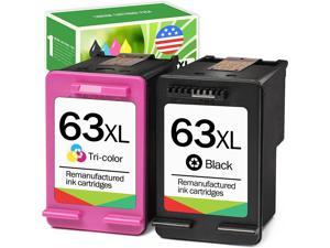 Limeink Remanufactured Ink Cartridge Replacement for HP Ink 63 XL Ink Cartridges for HP 63XL Combo Pack Printers Officejet 3830 Envy 4520 4650 5255 5200 5258 4655 Deskjet 1112 Inkjet Black and Color