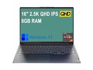 Lenovo Ideapad 5 Pro Laptop 16 inch 25K QHD IPS Display AMD Core Ryzen 5 5600H 8GB RAM 512GB SSD WiFi Bluetooth Windows 11 Bundle with JAWFOAL