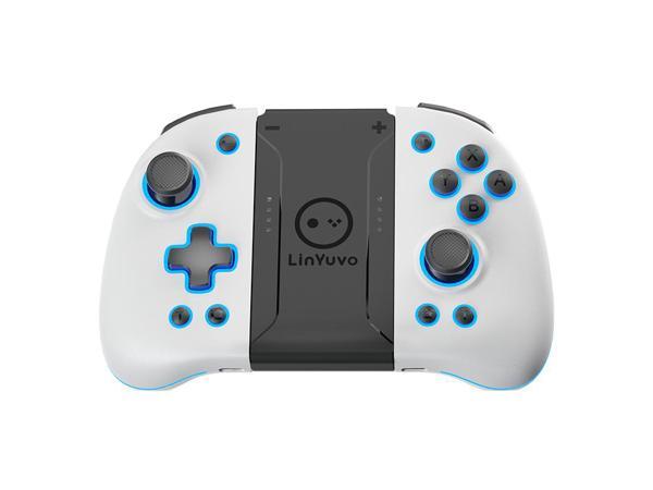 Switch Wireless Controller, Switch Pro Controller 8 Color Adjustable LED  Hue Light, Controller Compatible With Switch/Switch OLED/Switch Lite,  Support