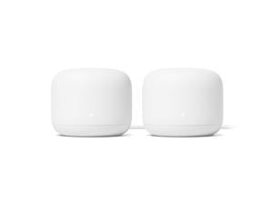 Google Nest Wifi  Home WiFi System  WiFi Extender  Mesh Router for Wireless Internet  2 Pack