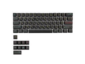 71 Keys Keycap Dye Sublimation OEM Profile Mechanical Keyboard Keycap for RK61 Gans Alt61 Anne Pro GH60 iquix F60 GK61