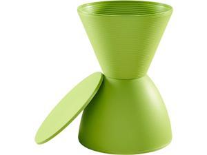 Modway Haste Contemporary Modern Hourglass Accent Stool in Green Welcome to consult