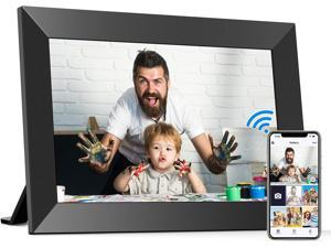 BIGASUO 101 Inch WiFi Digital Picture Frame IPS HD Touch Screen Cloud Smart Photo Frames with Builtin 16GB Memory Wall Mountable AutoRotate Share Photos Instantly from AnywhereGreat Gift