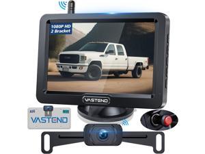  DoHonest Wireless Backup Camera 7-Inch: Plug and Play Easy to  Install Truck Car Monitor Kit HD 1080P Bluetooth Reverse Cam for Pickup  Camper Van Stable Signal 2 Channel Night vision Auto-Switching