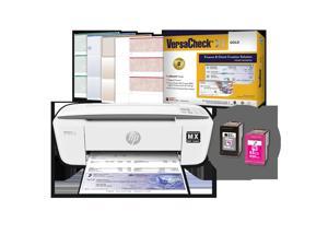 VersaCheck HP DeskJet 3755 MXE MICR AllinOne Color Check Printer and VersaCheck X1 Gold Finance and Check Creation Bundle