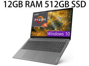 Lenovo IdeaPad 3 15 Business Laptop 156 FHD Display AMD Ryzen 5 5500U 6 Core AMD Radeon 7 Graphics 12GB DDR4 512GB PCIe SSDBacklit Keyboard Fingerprint Dolby USBC Windows 10