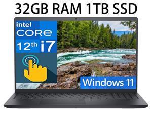 Dell Inspiron 15 3000 3520 Business Laptop 156 FHD Touchscreen Intel 10Core i71255U Processor Intel Iris Xe Graphics 32GB DDR4 1TB PCIe SSD Webcam HDMI WiFi 6 Windows 11