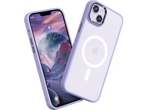 MATEPROX Magnetic Designed for iPhone 14 CaseiPhone 13 Case Compatible with MagSafe Ultra Slim anti Yellow Protective Translucent Matte Case Cover for iPhone 14iPhone 13 61Light Purple