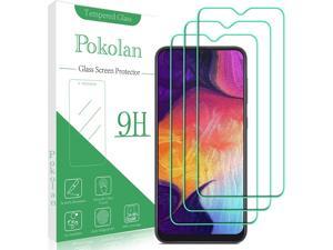 3Pack Pokolan Screen Protector for Samsung Galaxy A50 A30 A30s A50s M31 Tempered Glass AntiScratch NoBubble Easy to Install HD Clear