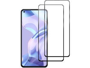 Compatible for Xiaomi Mi 11 LiteMi 11 Lite 5G  Xiaomi 11 Lite 5G NE Screen Protector Tempered Glass Full Coverage HD AntiScratch BubbleFree Tempered Film with High Response 2 Pack