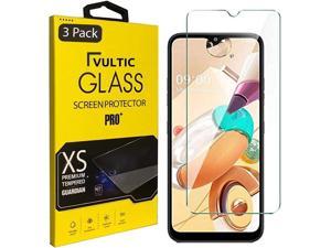 Vultic 3 Pack Screen Protector for LG K41s Case Friendly Tempered Glass Film Cover