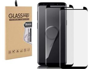 2Pack for Galaxy S9 Plus Screen Protector 9H Tempered Glass3D Curved HD Clear Full Screen CoverageCase Friendly BubbleFree for Galaxy S9  Plus Tempered Glass
