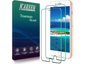 KAREEN 2Pack Tempered Glass for iPhone 8 Plus 7 Plus 6S Plus 6 Plus Screen Protector 55 Inch Anti Scratch 9H Hardness Case Friendly Bubble Free Welcome to consult