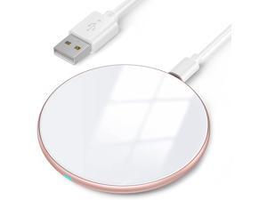 AGPTEK Wireless Charger Fast Wireless Charging Pad 15W Compatible with iPhone 141313 Mini1211XSXRX8SE for Smasung Galaxy S23S22S21S20S10S9S8 Google Pixel 567 AirPods Pro