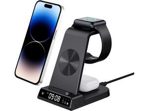 leChivée Wireless Charger for Apple Devices 3 in 1 Wireless Charging Station Dock for iPhone 13 Pro Max13 Pro131211XXR8 Apple Watch Charger for iWatch Series 7SE65432 AirPods Pro32