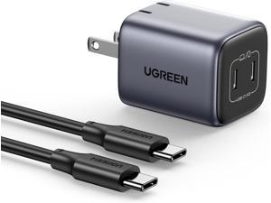 UGREEN Nexode 45W USB C Charger Foldable GaN Samsung Charger Fast Charging 20 Charger with 100W USB C Cable Compatible with Galaxy S23 UltraS22 UltraS22 iPad Pro iPhone 1413 MacBook Air Pixel