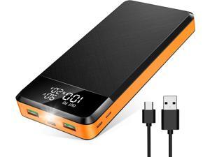 Power Bank 30000mAh Portable Charger with PD 25W QC 30 Fast Power Bank Fast Charging with 3 InputOutput Flashlight Digital Display Compatible with iPhone Samsung Huawei