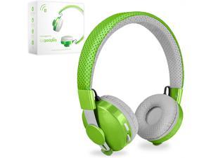 LilGadgets Untangled Pro Wireless Kids Headphones OnEar Bluetooth Toddler Headset with Builtin Microphone Design No More Tangled Wires Perfect for Children in School Green
