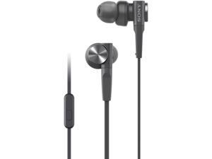 Sony MDRXB55AP Wired Extra Bass Earbud HeadphonesHeadset with Mic for Phone Call Black