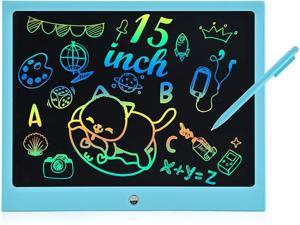 LCD Writing Tablet for Kids Toddler Toys 15 Inch Drawing Pad Doodle Board Gifts for KidsKids Toy Christmas Birthday Gift Drawing Tablet for 3 4 5 6 Years Old Toddler Boys Girls Blue