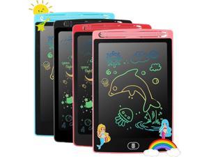 4 Pack LCD Writing Tablet for Kids Colorful Drawing Tablet for 3 4 5 6 7 Years Old Girls and Boys Toys Gifts Reusable Doodle Board 10 Inch for Toddlers Led Drawing pad for Child