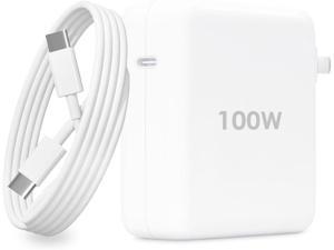 100W Mac Book Air Charger for Mac Pro Air 1316 Inch iPad Pro Air Mini 20182022 and Acer Asus HP Lenovo Samsung LG Google Laptops Smartphones with USBC Cable 6ft