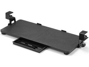 ETHU Keyboard Tray Under Desk 2677 X 1181 Large Size Keyboard Tray with C Clampon Mount Easy to Install Computer Keyboard Stand Ergonomic Keyboard Tray for Home and Office