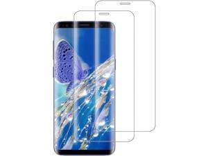 2 Pack Galaxy S8 Plus Screen ProtectorTempered Glass Screen Protector for Samsung Galaxy S8 HD Clear Scratch Resistant Bubble Free Easy Installation 9H Durability Galaxy S8 Plus
