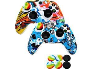2pcs Silicone Skin Grip Cover for Xbox Series XS Controller Rubber Protector for Xbox Series XS 6pcs Thumb Joystick Grips Series XS2