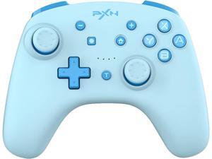 Pxn 9607X Wireless Switch Controller Pro Controller Gamepad Joystick Support Nfc  Amibo  Turbo Screenshot Gyrox Axis And Dual VibratioSwitch For Nintendo Switch Lite Oled Light Blue