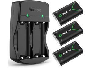 Smatree Rechargeable Battery Compatible for Xbox OneXbox Series SXbox Series XXbox One SXbox One XXbox One Elite Wireless Controller 3X 2000mAh Batteries with Charger