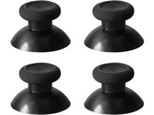 EMODS GAMING 4x Replacement Black Analogue Thumbsticks for Xbox One PS4 Controllers