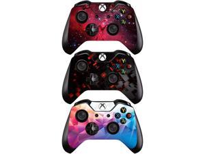 FOTTCZ 3PCS Vinyl Skin for Xbox One Controller Cover Decal Sticker  3pcs Mix Style B