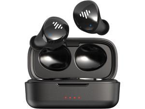 iLuv TB100 Wireless Earbuds Bluetooth 53 Builtin Microphone 20 Hour Playtime IPX6 Waterproof Protection Compatible with Apple  Android Includes Charging Case  4 Ear Tips Black