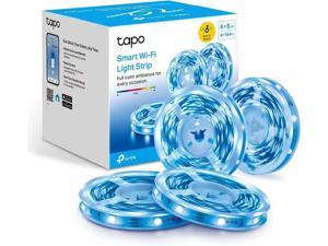 TPLink Tapo Smart LED Light Strip16M RGB Colors with Music Sync656ft4 Rolls of 164ft WiFi LED Lights Works wAlexa  Google Assistant Trimmable No Hub Required 2 Yr Warranty Tapo L90020
