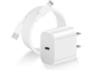 for Apple iPhone 13 Pro Max Charger Fast Charging MFi Certified iPad 20W Rapid USB C Wall Super Fast Chargers BlockPower Plug with 6Ft Type C to Lightning Cable for iPhone 14 13 12 11Pro Max