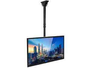 PERLESMITH TV Tripod Stand-Portable TV Stand for 23-60 Inch LED LCD OLED  Flat Screen TVs-Height Adjustable Display Floor TV Stand with VESA  400x400mm