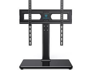 PERLESMITH Universal TV Stand Table Top TV Base for 32 to 60 inch LCD LED OLED 4K Flat Screen TVsHeight Adjustable TV Mount Stand with Tempered Glass BaseVESA 400x400mmHolds up to 88lbsPSTVS15