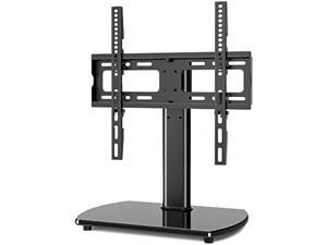 5Rcom Universal TV Stand Height Adjustable 27 32 37 40 43 46 50 55 60 inch tv Stand Swivel TV Stand for Bedroom Living Room Holds up to 88 lbs TV Stand Mount
