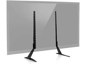 MountIt Universal TV Stand Base Replacement Table top Pedestal Mount Fits 32 37 40 42 47 50 55 60 inch LCD LED Plasma TVs 110 Lb Capacity