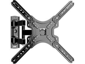Nuyoah Full Motion TV Wall Mount for Most 2655 Inches LED OLED 4K TVs TV Brackets for Wall Mount Swivel Tilts Extension with Perfect Center Design Articulating Mount Max VESA 400x400mm Up to 77lbs