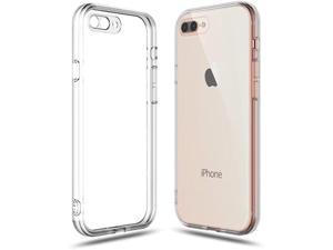 Shamos Crystal Clear Protection iPhone 8 Plus and 7 Plus Clear Case  Slim Lightweight and ScratchResistant for Ultimate Phone Protection