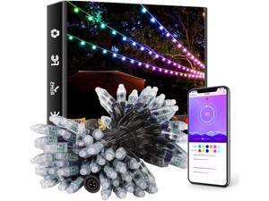 GONK Color Changing Led Christmas Lights,200 LED 66ft Plug in