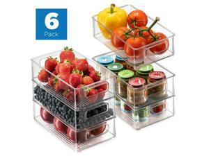 MT Products 8 x 4 x 3.85 Plastic Hinged Loaf Containers - Pack of 20