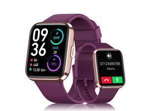 Fitpolo 208BT Smart Watch AnswerMake Call 169 Fitness Tracker with 60 Sport Modes SpO2 Monitor DIY Custom Wallpaper Smartwatch  Purple  OEM