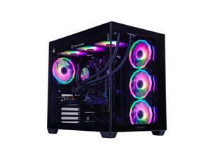 Mloong X-Dragon Gaming PC Desktop, AMD Ryzen 7 9800X3D 8 core 4.7GHz(up to 5.2GHz), GeForce RTX 5070Ti 12GB, 32GB DDR5 RAM 6000MHz, 2TB NVME SSD, 850W PSU, Windows 11 Home 64-bit, Black