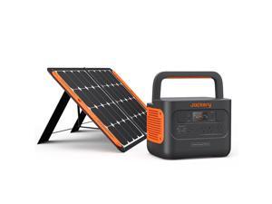 Jackery Solar Generator 700 Plus Portable Power Station with 1xSolarSaga 100W Solar Panels 1000W Output Home Backup Power for Offgrid Living Outdoor Camping and Exploration
