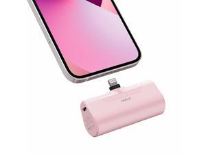 iWALK Small Portable Charger 4500mAh UltraCompact Power Bank Cute Battery Pack Compatible with iPhone 1414 Pro Max1313 Pro Max1212 Pro Max11 ProXS MaxXRX876Plus Airpods and More Pink