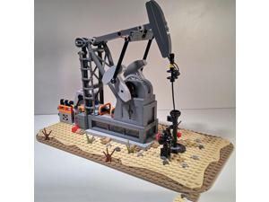 ZITIANYOUBUILD Functioning Oil Pump Jack Oil Derrick 474 Pieces Building Toys Set MOC